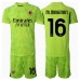 AC Milan Mike Maignan #16 Keeper Tredjedraktsett Barn 2024-25 Kortermet (+ Korte bukser)